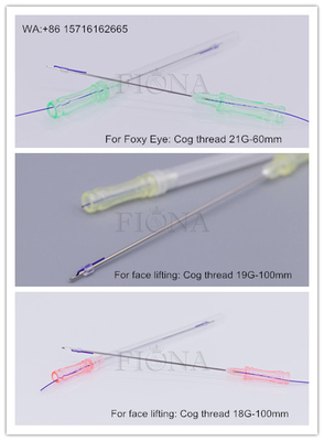 Подъем 19G-100mm потока Cannulla COG PDO PCL PLLA 4D для не хирургический подниматься стороны