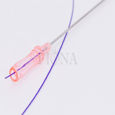 потоки с тупым Cannula, продевать нитку Cog PDO 18G 100mm кожи PDO
