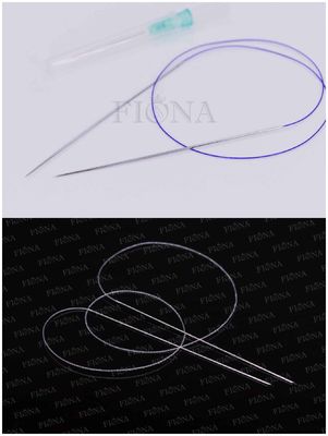 Подниматься силуэта потока 21G 290mm иглы двойной руки двойной
