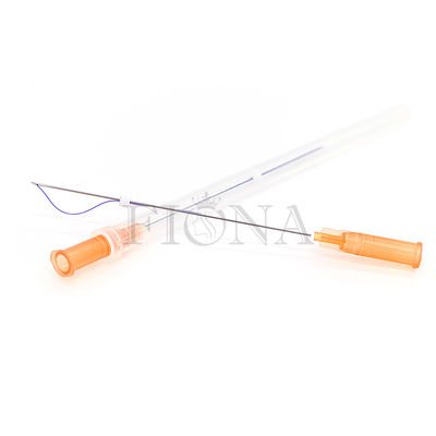 Подъем 27G 38mm винтового нареза иглы PDO Agulha Afiada