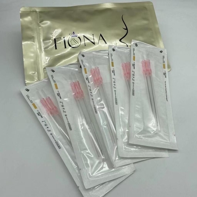 Двухнаправленный тупой Cog PDO PLLA Cannula 4D 6D продевает нитку 18G-100mm для контурить стороны