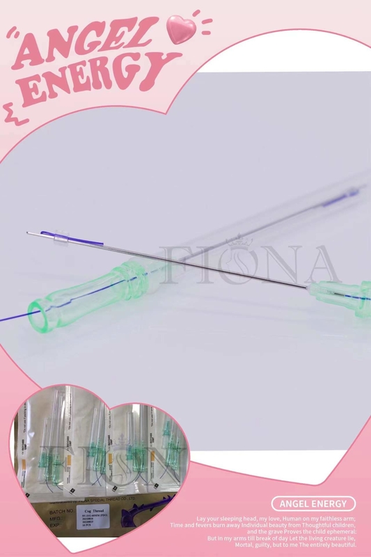 Подъем потока глаза Beautlift PDO с тупым Cannula PDO продевает нитку подъем глаза/брови кота