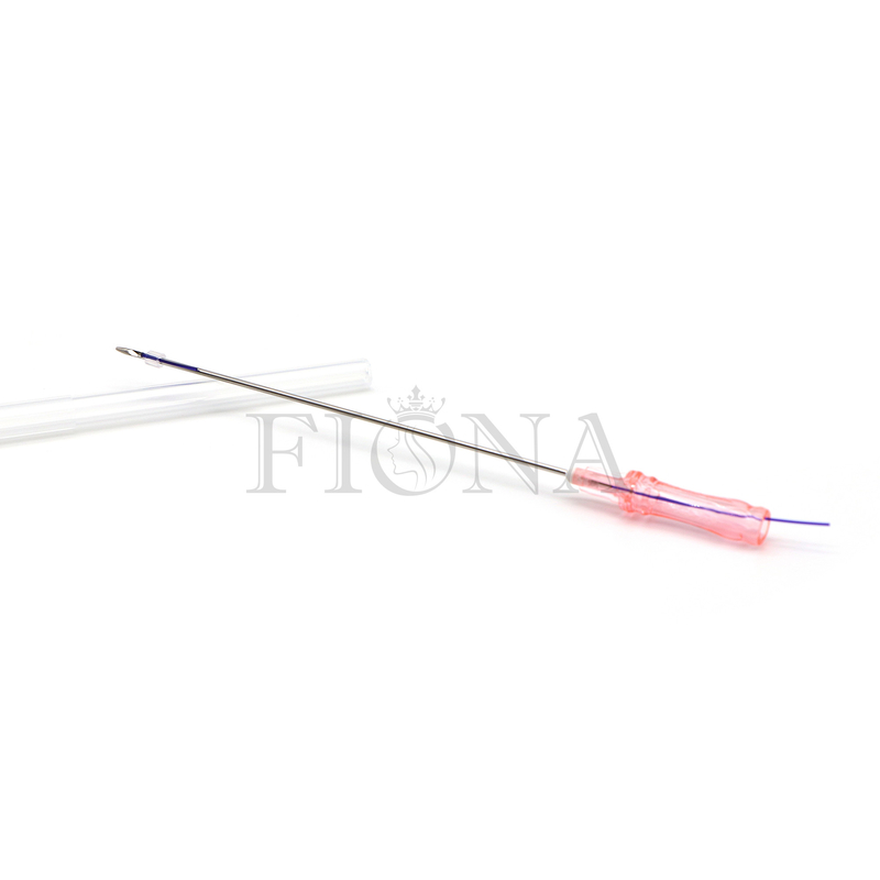 Двухнаправленный тупой Cog PDO PLLA Cannula 4D 6D продевает нитку 18G-100mm для контурить стороны